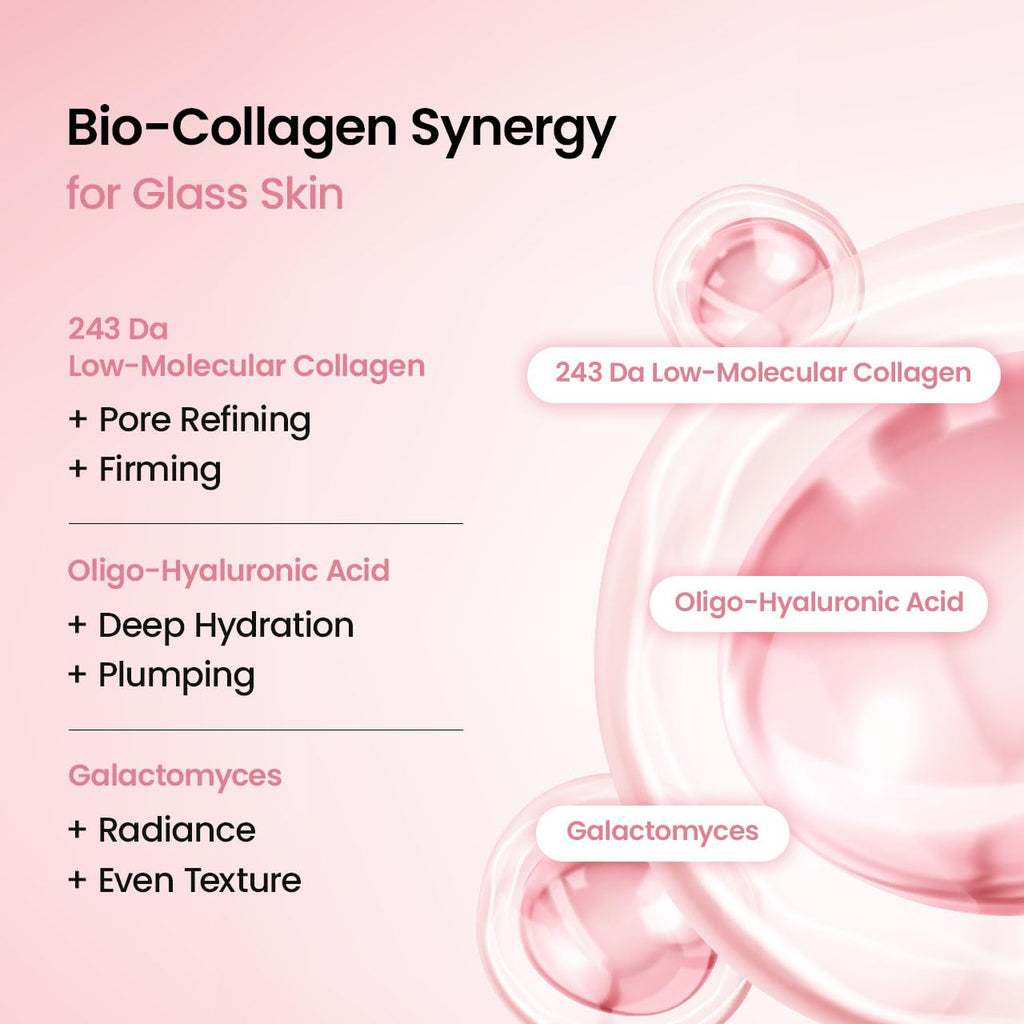 Bio-Collagen Real Deep Mask, Hydrating Overnight Hydrogel Mask, Pore Minimizing, Elasticity, Plumping Improvement, Korean Skin Care, Valentines Day Gifts for Her | 1.19Oz(34G) X 4Ea